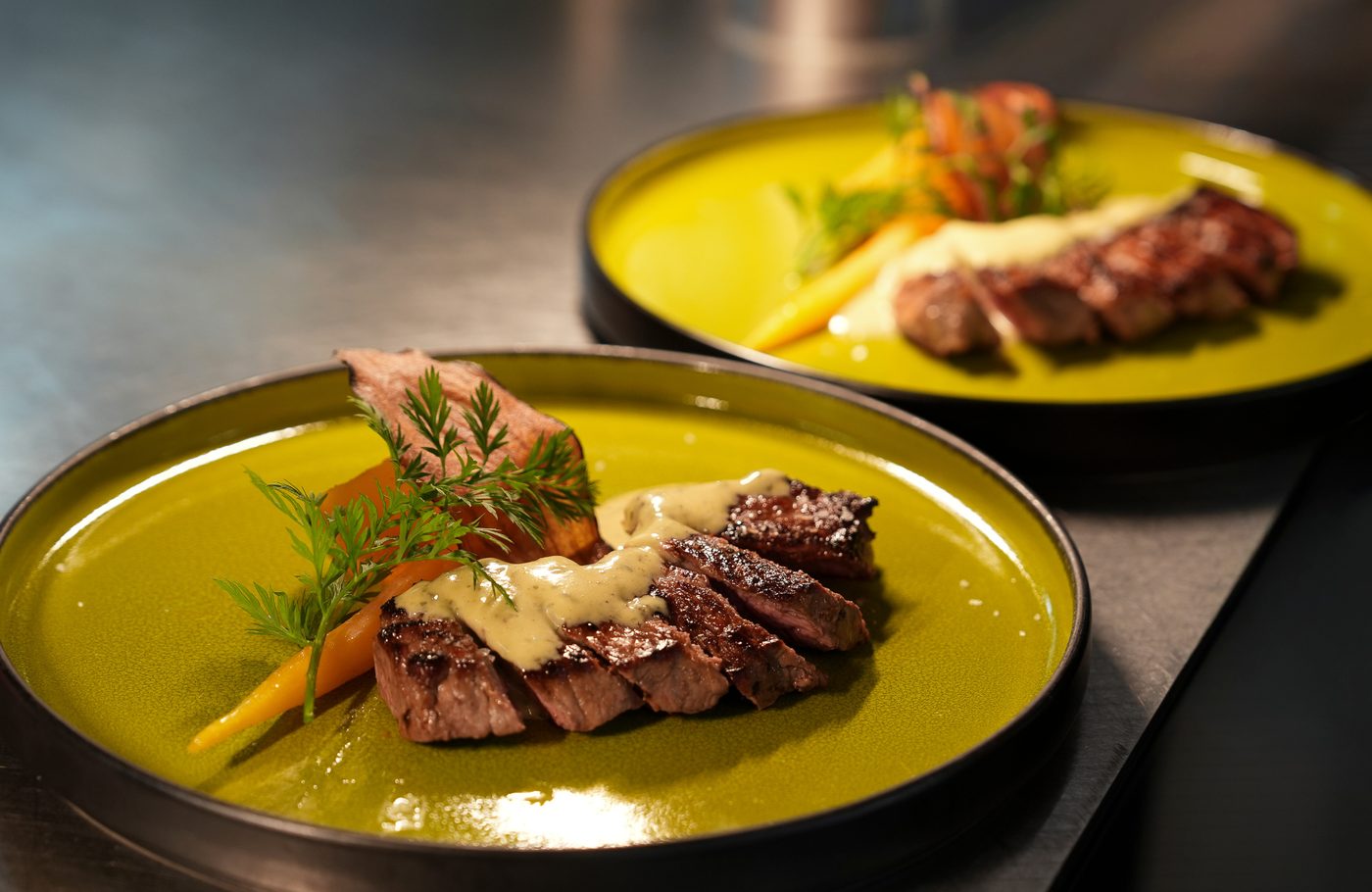 Une assiette du restaurant bistronomique