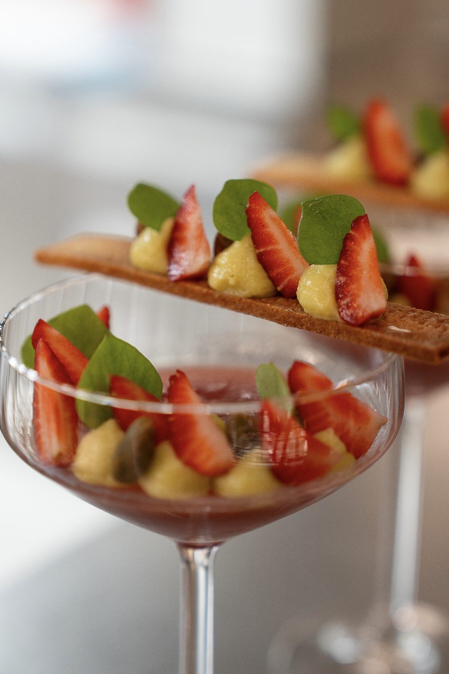 Soupe froide de fraise