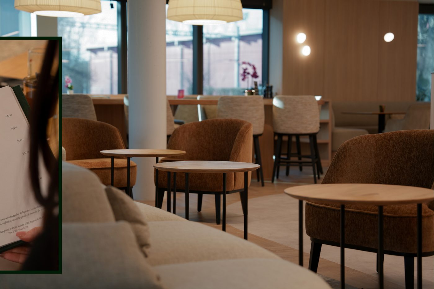 Le lounge du restaurant La Vallée